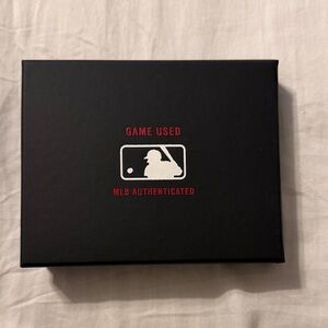 MLB Authenticated Black and Red Game Box